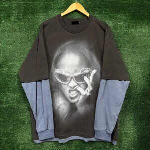 Rihanna 2005 20th Anniversary R20 Layered LS Shirt Size 2XL